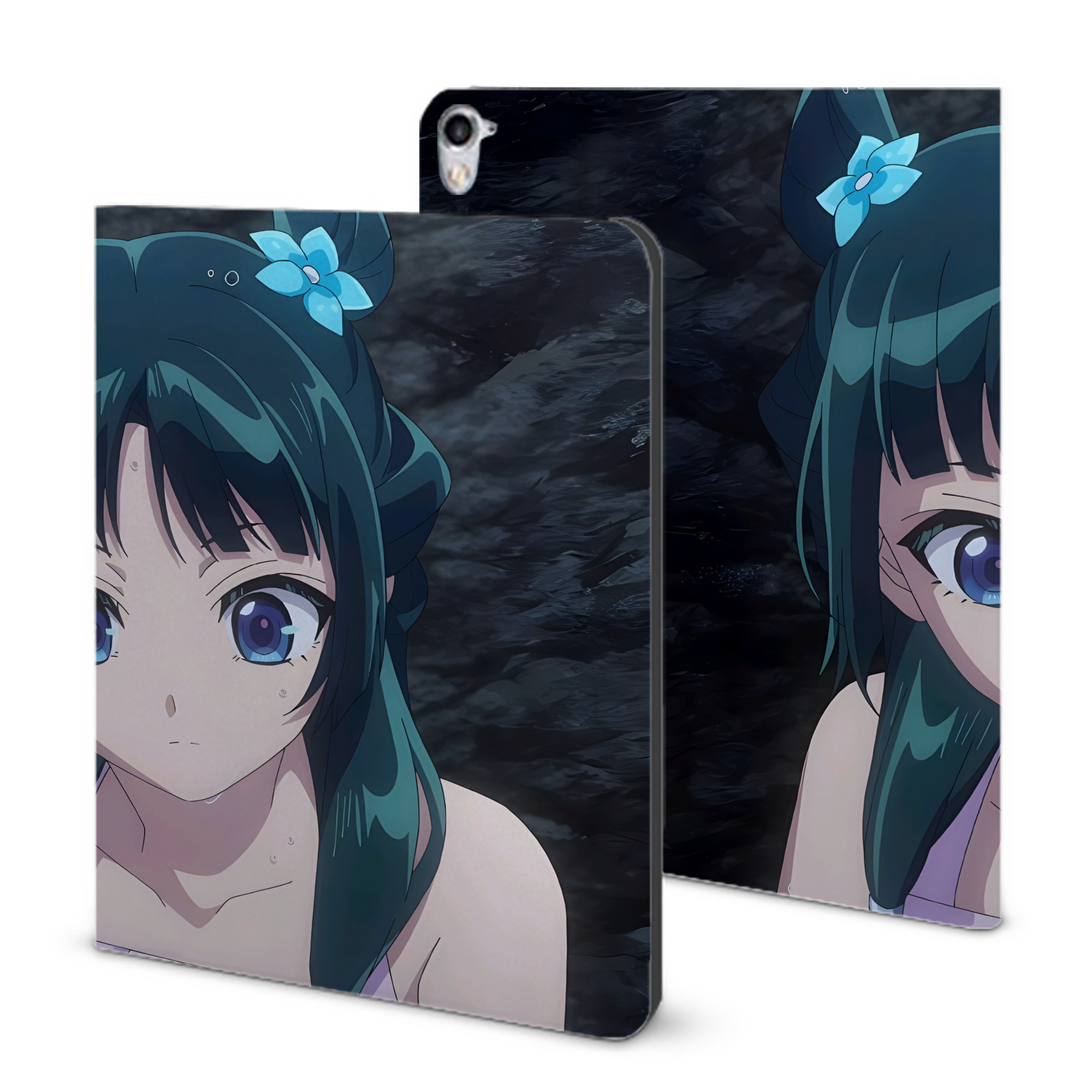 （画像用） 薬屋のひとりごと The Apothecary Diaries IPad ケース ブック型 PUレザー TPU 耐衝撃 軽量 薄型 ペン収納なし 全面保護 IPad 各モデル対応